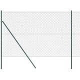  Stup za ogradu Zelena 10 x 1,6 m (40 x 40 mm mreža) Čelik i PVC | Eponuda.com