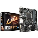 Gigabyte H410M H V2 Motherboard - Supports Intel Core 10th CPUs, up to 2933MHz DDR4 (OC), 1xPCIe 3.0 M.2, GbE LAN, USB 3.2 Gen 1