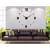  Xxl 3d samoljepljivi moderni zidni sat 60-130cm eva penny crni | shoptok.hr