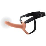 Hidden Desire Inferno Vibrating Silicone Hollow Penis Strap-On with Remote 18cm Skin | Shoptok.si