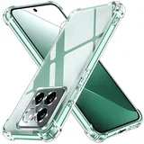Silikonska futrola s ojačanim rubovima za Xiaomi 14 Pro - Prozirna