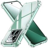 Techsuit Silikonski ovitek z ojačanimi robovi za Xiaomi 14 Pro - Prozorna | Shoptok.si