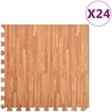  Podne prostirke 24 kom s uzorkom drva 8,64 m² pjena EVA | shoptok.hr