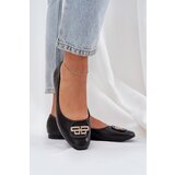 Boto PS1 Flats With Decoration Black Ainoria | Eponuda.ba