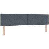  LED krevet za pohranu s madracem Tamnosiva 200 x 200 cm Baršun | shoptok.hr