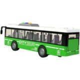 Battery Powered Bus Lights Sounds Friction Drive Green 1:16 | shoptok.hr
