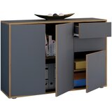 MID.YOU Komoda Salia B110, Antracit, Barva Hrasta | Shoptok.si