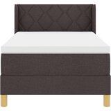  Postelja z vzmetnico Temno rjava 190 x 90 cm Poliester, (5000126847) | Shoptok.si