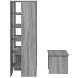  Ormar za cipele s policom 2 pcs Siva Sonoma Konstruirano drvo | shoptok.hr