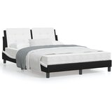 vidaXL Okvir kreveta LED crno-bijeli 120 x 200 cm umjetna koža | shoptok.hr