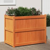 Maison Chic Vrtno cvetlično korito - Cvetlični Lonec voščeno rjavo 90x50x70 cm trdna borovina, (21789739) | Shoptok.si