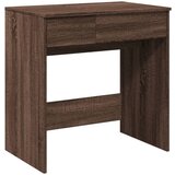  The Living Store Toaletna mizica z ogledalom rjav hrast 73x46,5x120 cm - Toaletna Mizica, (21497281) | Shoptok.si