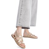 Carmela Sandali & Odprti čevlji 162392 Pozlačena | Shoptok.si