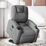 Maison Chic Naslanjač - Relax naslanjač s funkcijo vstajanja temno sivo blago, (22040320) | Shoptok.si