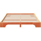  Krevetna konstrukcija Smeđa 160 x 220 cm Čvrsto borovo drvo | shoptok.hr