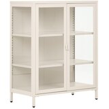 House Nordic Krem željezna vitrina 80x101x40 cm Brisbane – Cijene