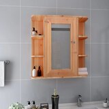 vidaXL Kopalniška omarica z ogledalom barva hrasta 66x17x63 cm MDF, (20580087) Cene