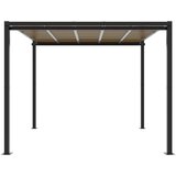  Vrtni gazebo Antracit 3x3 m Aluminij, (21830683) | Shoptok.si