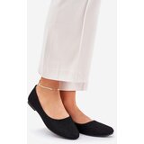 Boto Women's Flat Ballet Shoes With Glitter Black Tatorelis | ePonuda.com