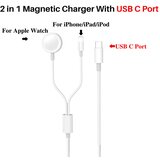  Bezicni punjac za Apple watch i kabel Type-C na Ligntning | Eponuda.com