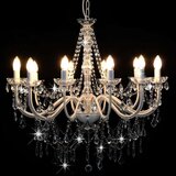 x Luster s perlama bijeli 12 žarulja E14 | shoptok.hr