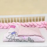 Baby Textil Textil komplet posteljina 4u1 Roze Zeka | Eponuda.com