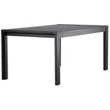 Vind Collection Vind Slider rastezljivi pravokutni blagovaonski stol 170 × 95 cm, crni | shoptok.hr