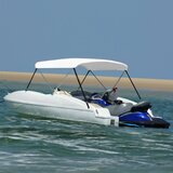 vidaXL tenda bimini s 2 luka bijela 180 x 150 x 110 cm Cijene