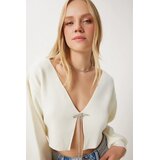  Ženski kardigan KI00110, Krem | Eponuda.com