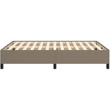  Okvir za krevet bez madraca smeđesivi 140 x 190 cm od tkanine | shoptok.hr