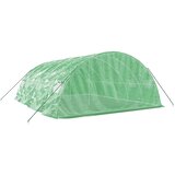  Staklenik s čeličnim okvirom zeleni 30 m² 6 x 5 x 2,3 m | shoptok.hr