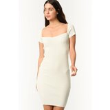 Dewberry Z2016 WOMEN'S ELBISE-SNOW WHITE | Shoptok.si