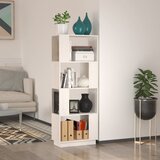 Ormarić za knjige / pregrada bijeli 51x25x132 cm od borovine | shoptok.hr
