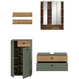 MID.YOU KOPALNICA zelena, barve hrasta | Shoptok.si