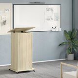  Govornica s kotačima i ladicom boja hrasta 55x55x107 cm drvena | Eponuda.ba