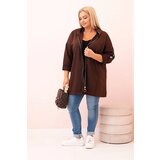 Kesi Włoski Women's butter-colored sweatshirt with decorative sleeves black | shoptok.hr