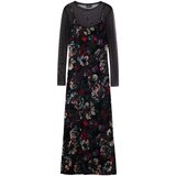 Desigual Dolge obleke VEST_CASSIDY 25WWVK11 Črna Cene
