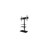ONKRON Universal Floor TV Stand Tempered Glass Base and Shelves for 32-65'' TVs, Black Cijene