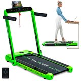 THUNDER Električna pod-biro zložljiva tekalna steza ® RACE-GREEN– 14 km/h, 2 KM, 14 cm nizka zasnova, Bluetooth, nosilnost 130 kg, (5000089648) | Shoptok.si
