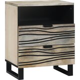 vidaXL Noćni ormarići s ladicama Bijela i crna 50 x 33 x 60 cm | shoptok.hr