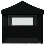 Šator za svadbe - šator za zabave Crna 292 x 580 x 315 cm Oxford tkanina - Crna s 4 bočna zida Da | shoptok.hr