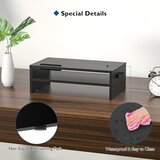BONTEC leseno stojalo za monitor z 2 nivojema in organizatorjem | Shoptok.si