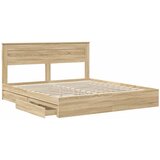  s od storage Sonoma hrast 180 x 200 cm Konstruirano drvo | shoptok.hr