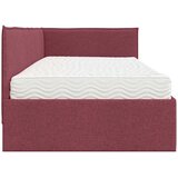  Kutni krevetni okvir s madracem 2 kom. Vinska crvena 100 x 200 cm | Shoptok.si
