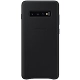 Samsung original usnjen ovitek EF-VG975LBE za Galaxy S10 Plus G975 - zaščita zadnjega dela - črna | Shoptok.si