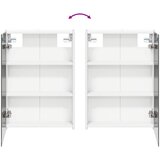  Set ormarića za kupaonicu 5 pcs Bijela 43 x 11,5 x 60,5 cm | shoptok.hr