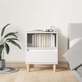 Nočne omarice 2 kosa visok sijaj bele 40x35x50 cm, (20733065) | Shoptok.si