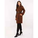 RUE PARIS Coat-IT-PL-FL5712.84-brown Cene