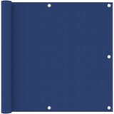 vidaXL Balkonsko platno modro 90x600 cm oksford blago Cene