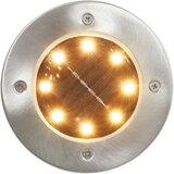 vidaXL Solarne talne svetilke 8 kosov LED toplo bela svetloba | Shoptok.si